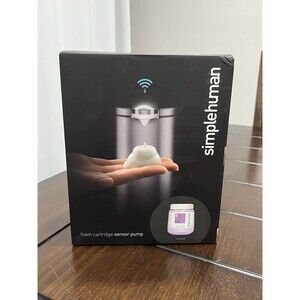 Simplehuman Foam Cartridge Sensor Pump 10oz Automatic Soap Dispenser - NEW